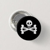 Jolly Roger Ronde Button 3,2 Cm (Voorkant /achterkant)