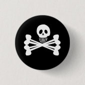 Jolly Roger Ronde Button 3,2 Cm (Voorkant)