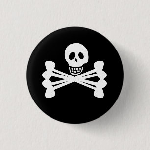 Jolly Roger Ronde Button 3,2 Cm