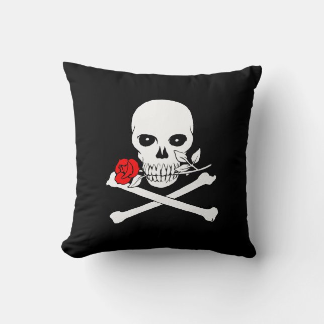 Jolly Roger (Roos) Sierkussen (Voorkant)
