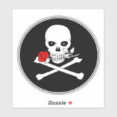 Jolly Roger (Roos) Vinyl Sticker (Vel)