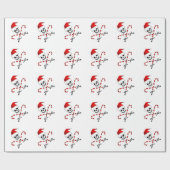 Jolly Roger Santa Wrapping Paper Cadeaupapier (Vlak)
