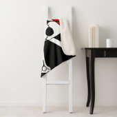 JOLLY ROGER SKULL EN CROSS BOTTEN SHERPA DEKEN (In situ)