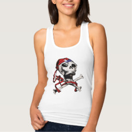 Jolly Roger Skull en Crossbones Tanktop