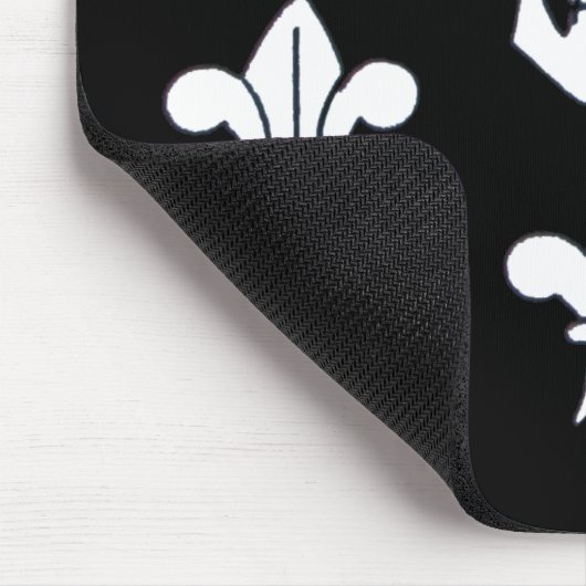 JOLLY ROGER SKULL EN DRIE LILILIES FLAG MUISMAT (Hoek)