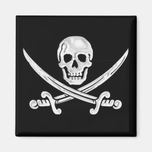 Jolly Roger Skull Magneet