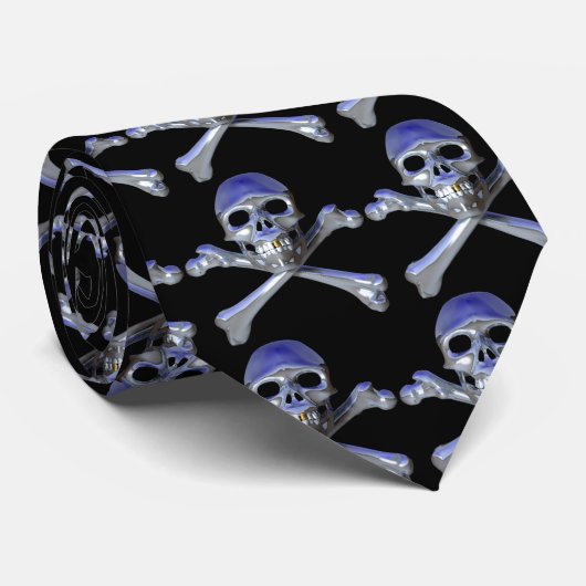 Jolly Roger Stropdas (Opgerold)