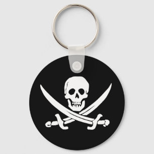 Jolly Roger Sword Pirate Sleutelhanger