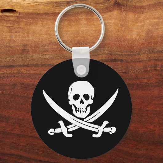Jolly Roger Sword Pirate Sleutelhanger (Voorkant)
