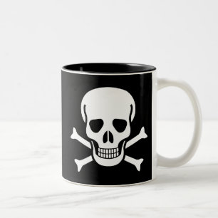 Jolly Roger Tweekleurige Koffiemok