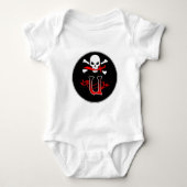 Jolly Roger U Monogram Initiaal Romper (Voorkant)