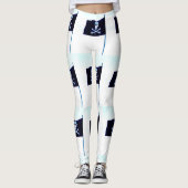 jolly roger vlag wit leggings (Voorkant)