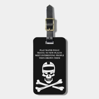 Jolly Roger Water Polo Pirate Bagagelabel