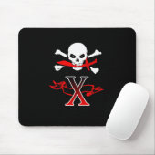 Jolly Roger X Monogram Initiaal Muismat (Met muis)