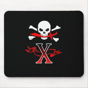Jolly Roger X Monogram Initiaal Muismat