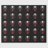 Jolly Roger Z Monogram Initiaal Cadeaupapier (Vlak)