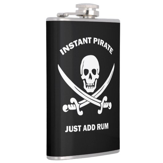 Jolly Rogers Instant Pirate Add Rum Heupfles (Rechts)