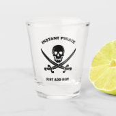 Jolly Rogers Instant Pirate Add Rum Shot Glas (Voorkant)