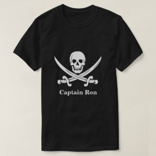 Jolly Rogers Pirate Captain T-shirt