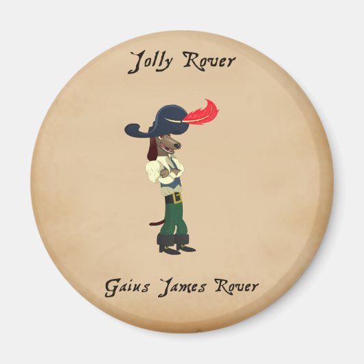 Jolly Rover - Gaius Sarcastische magneet (Voorkant)