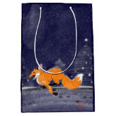 Jolly Running Fox Gift Bag Medium Cadeauzakje (Voorkant)