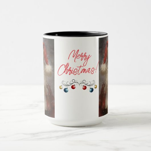 Jolly Saint Nicholas Santa Christmas Coffee Mok (Midden)