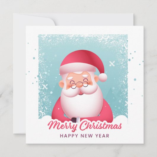 Jolly Saint Nick Santa Claus-kerstKaart (Voorkant)