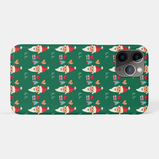 Jolly Santa Christmas Design Case-Mate iPhone Case (Achterkant (horizontaal))