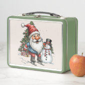 Jolly Santa Christmas Lunch Box (In situ)