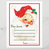 Jolly Santa Claus Beste Santa Letter (Voorkant)