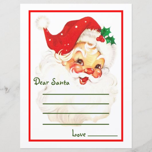 Jolly Santa Claus Beste Santa Letter (Voorkant)