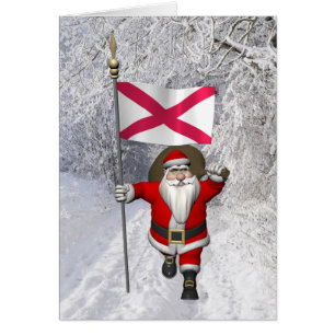 Jolly Santa Claus bezoekt Noord-Ierland
