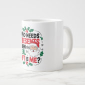 Jolly Santa Claus brengt feestelijke juichen aan i Grote Koffiekop (Voorkant rechts)