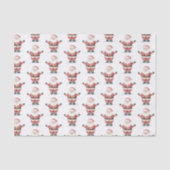 Jolly Santa Claus Christmas Tissuepapier (Voorkant)