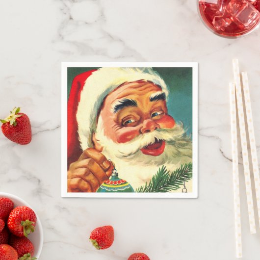 Jolly Santa Claus Face Servet (Insitu)
