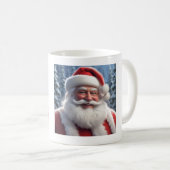 "Jolly Santa Claus - Feestelijke kerst Mok" Koffiemok (Voorkant rechts)