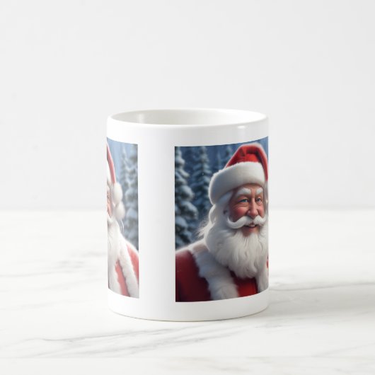 "Jolly Santa Claus - Feestelijke kerst Mok" Koffiemok (Center)