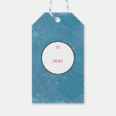 Jolly Santa Claus Gift Label Cadeaulabel (Achterkant)