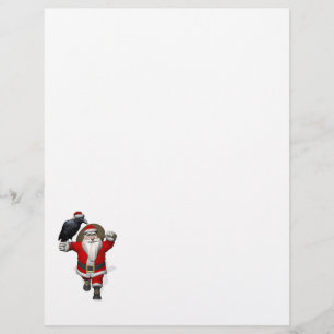 Jolly Santa Claus houdt van Black Ravens