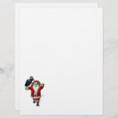 Jolly Santa Claus houdt van Black Ravens (Voorkant / Achterkant)