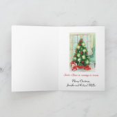  Jolly Santa Claus kerst, aangepast Feestdagen Kaart (Binnen)