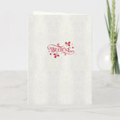 Jolly Santa Claus kerst, aangepast Feestdagen Kaart (Achterkant)