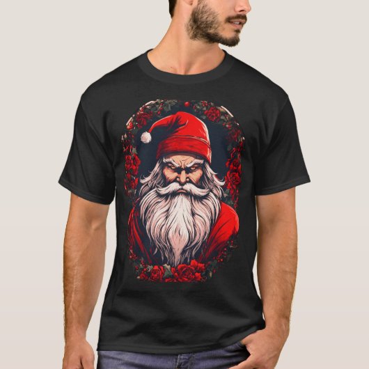 "Jolly Santa Claus Kerst T-shirt" T-shirt (Voorkant)