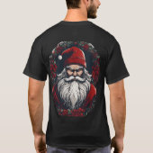 "Jolly Santa Claus Kerst T-shirt" T-shirt (Achterkant)