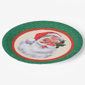 Jolly Santa Claus kerstparty Papieren Bordje (Gekanteld)
