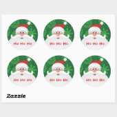Jolly Santa Claus Large Sticker (Vel)