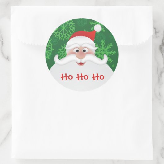 Jolly Santa Claus Large Sticker (Tas)