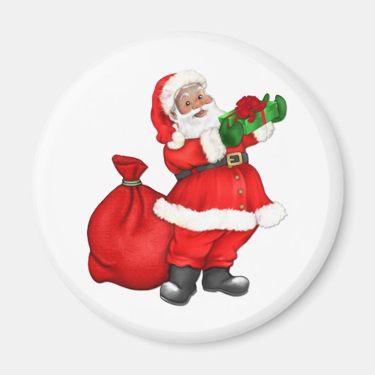 Jolly Santa Claus Magneet (Voorkant)