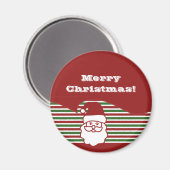 Jolly Santa Claus Magnet (Voorkant / Achterkant)