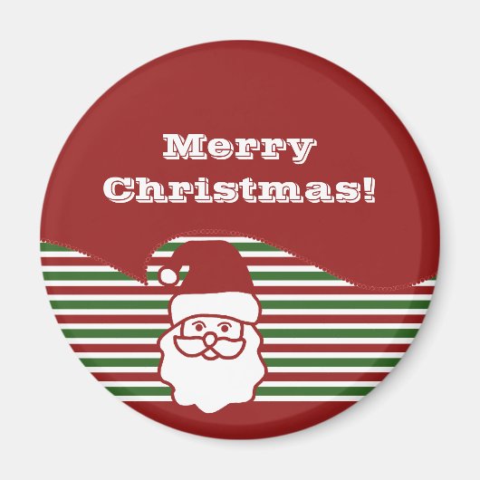 Jolly Santa Claus Magnet (Voorkant)